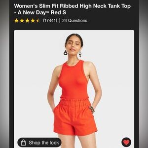 Women’s slim fit ribbed tank NWT